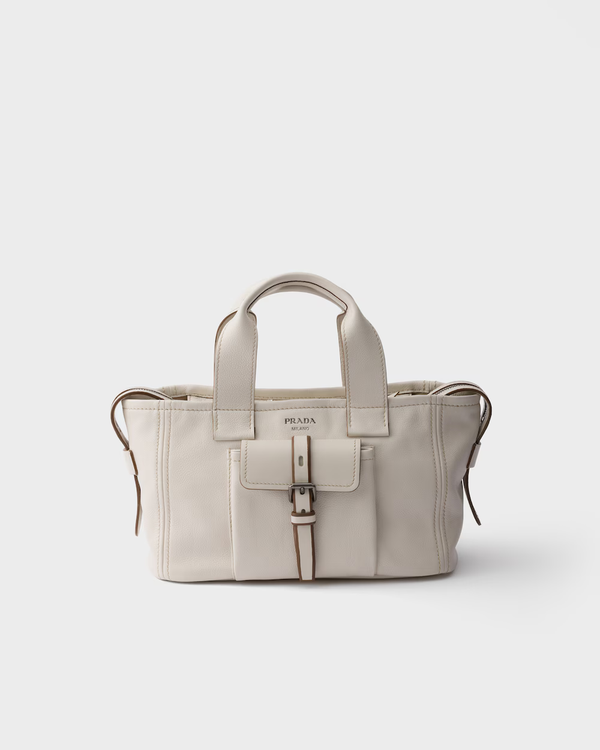 Prada Route Medium Leather Tote Bag - By Prada