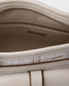 Prada Bonnie Medium Printed Linen And  Leather Handbag - By Prada