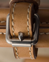 Prada Bonnie Linen And Leather Tote Bag - By Prada